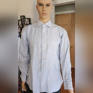 Ike Behar Long Sleeve Button Down Dress Shirt